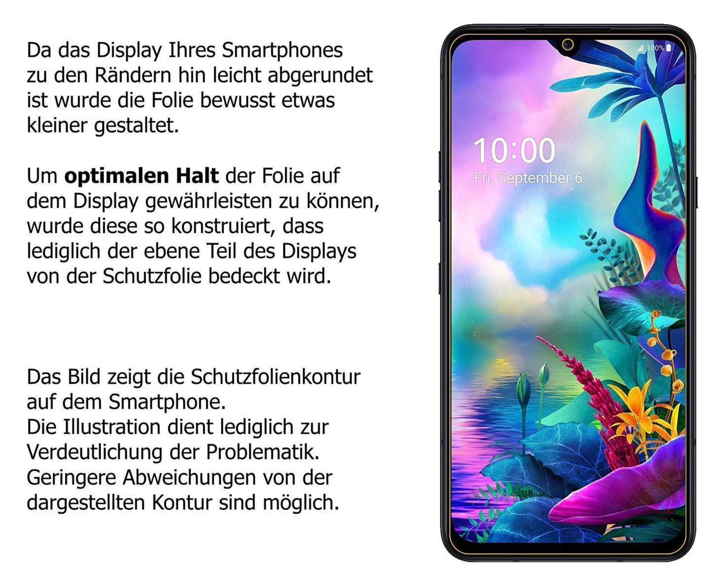 1x Schutzfolie matt für LG V50s ThinQ Display-Schu (6)
