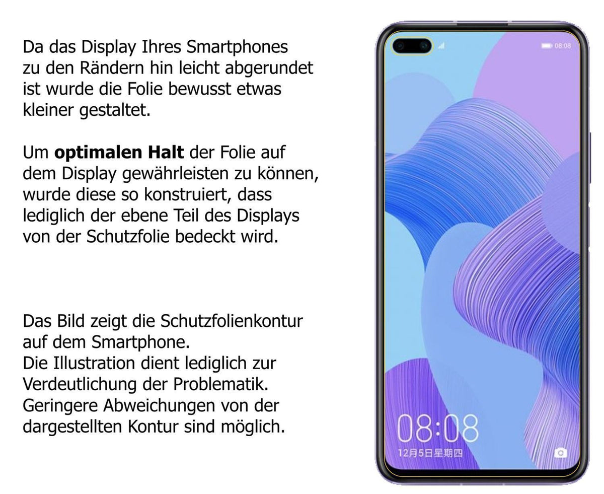Blickschutzfolie für Huawei nova 6 matt Schutzfoli (5)