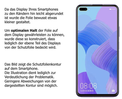 Blickschutzfolie für Huawei nova 6 matt Schutzfoli (5)