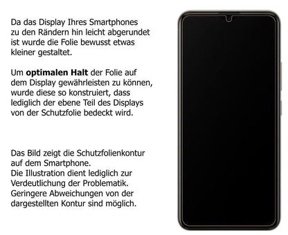 Blickschutzfolie für Vivo Y19 matt Schutzfolie Pri (5)