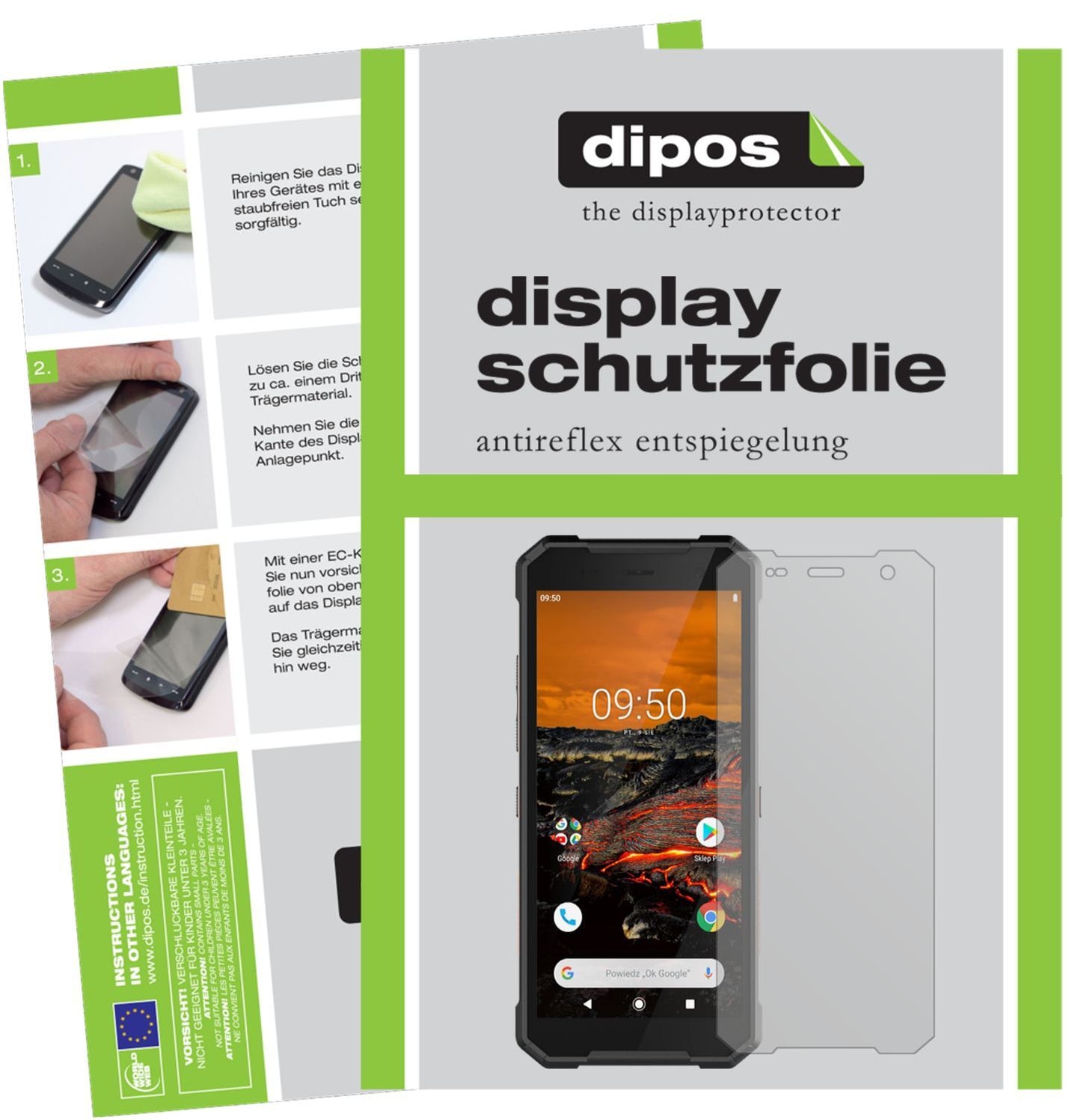 2x Schutzfolie matt für Hammer Explorer Display-Sc (1)