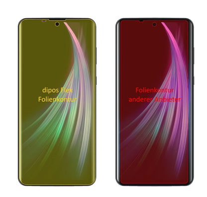 3x 3D Full Cover Schutzfolie für Sharp Aquos Zero  (2)