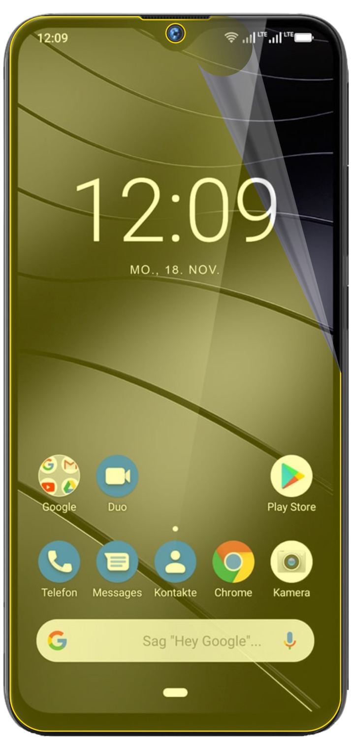 2x 3D Full Cover Schutzfolie für Gigaset GS290 (3)