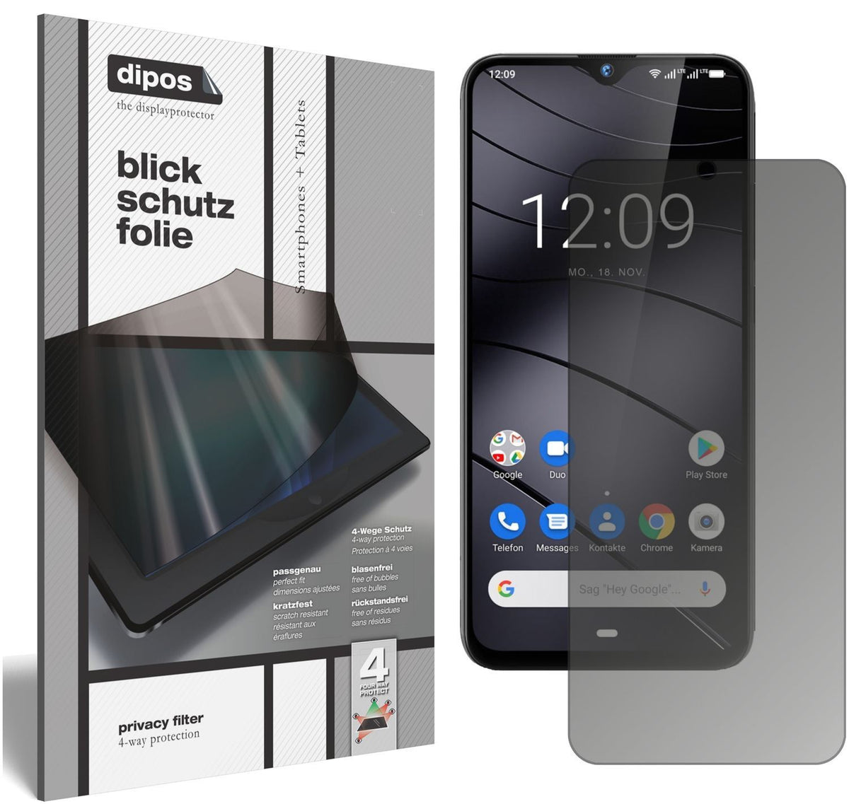 Blickschutzfolie für Gigaset GS290 matt Schutzfoli (1)