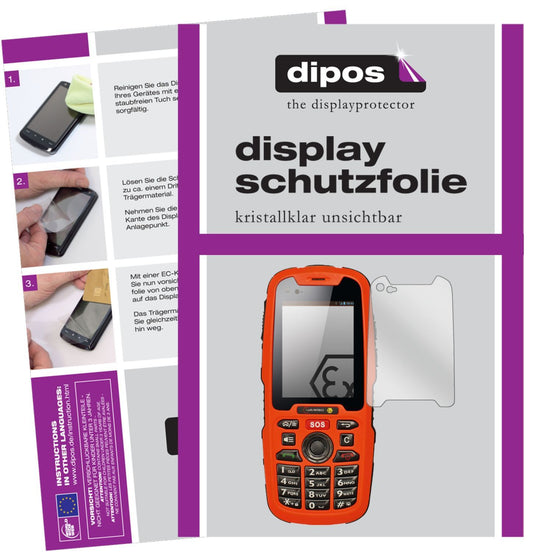2x Schutzfolie klar für i.safe MOBILE IS320.1 Disp (1)