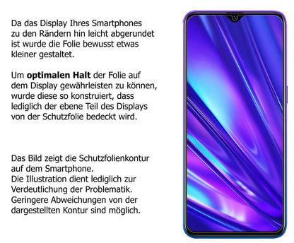 1x Schutzfolie klar für Oppo Realme Q Display-Schu (5)
