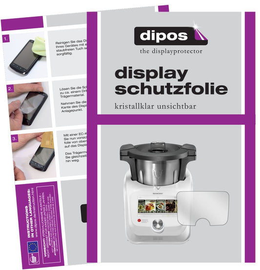 2x Schutzfolie klar für Monsieur Cuisine Connect D (1)