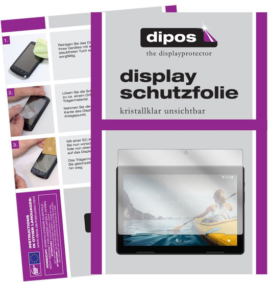 2x Schutzfolie klar für Medion LifeTab E10702 Disp (1)