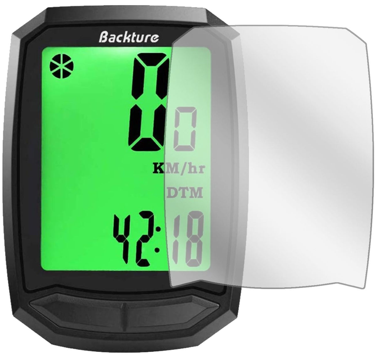 2x Schutzfolie klar für Backture Realtime Speed Tr (2)