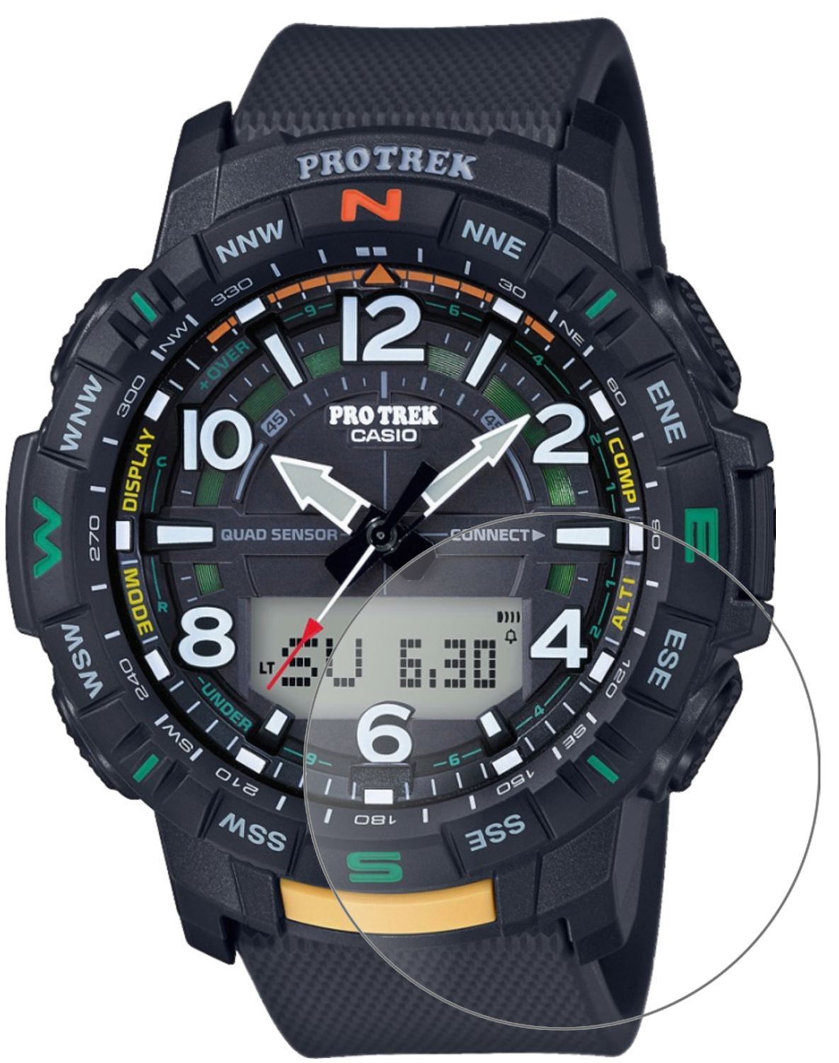 1x 9H Schutzfolie matt für Casio PRT-B50 Pro Trek  (2)