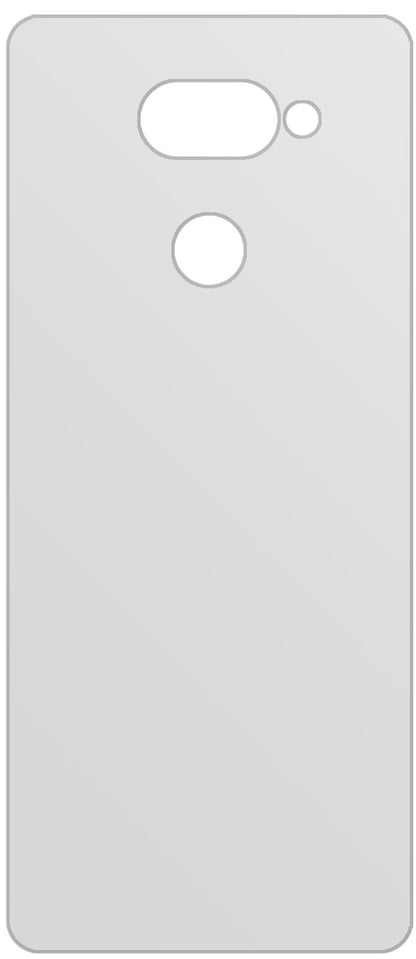 2x Schutzfolie matt für LG K40s Rückseite Display- (3)