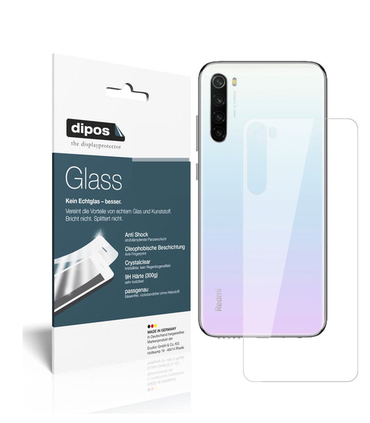 2x 9H Schutzfolie für Xiaomi Redmi Note 8T Rücksei (1)