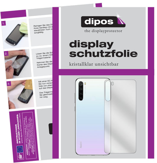 6x Schutzfolie klar für Xiaomi Redmi Note 8T Rücks (1)