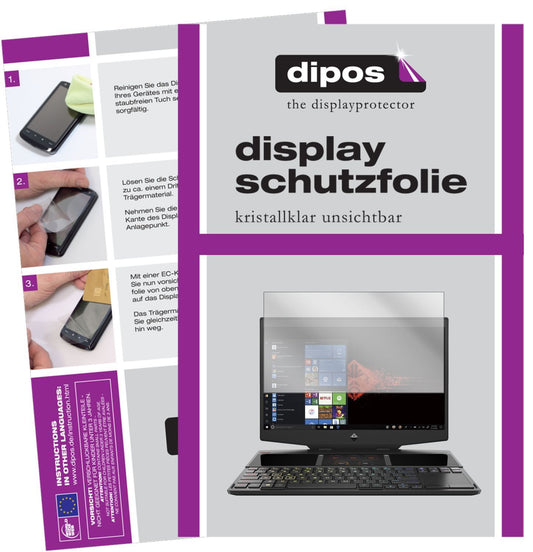 1x Schutzfolie klar für HP Omen X 2S Display-Schut (1)