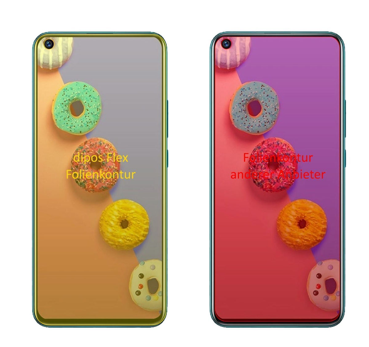3x 3D Full Cover Schutzfolie für Infinix S5 (2)