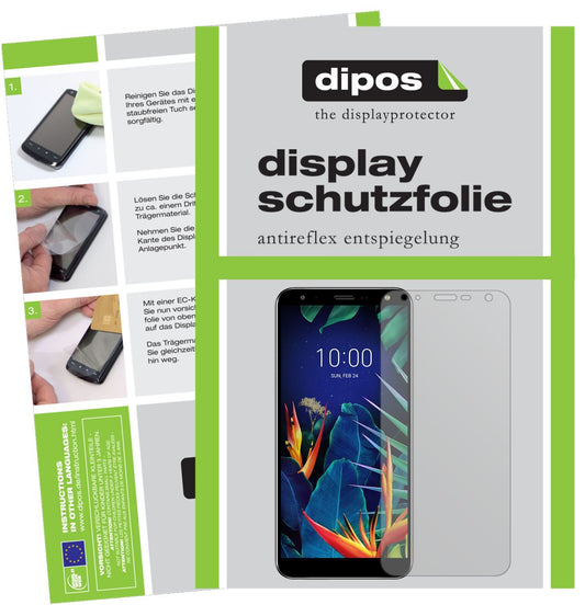 2x Schutzfolie matt für LG K40S Display-Schutzfoli (1)