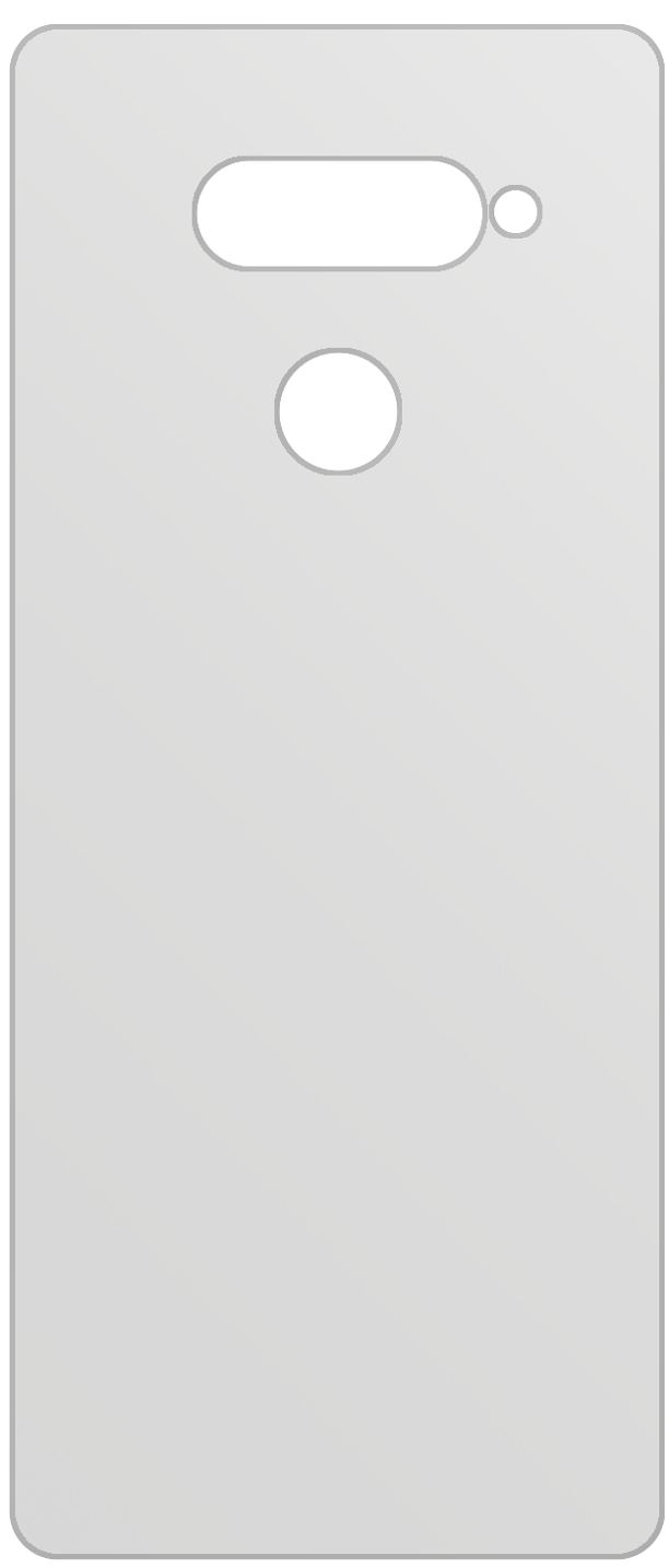 6x Schutzfolie matt für LG K50S Rückseite Display- (3)