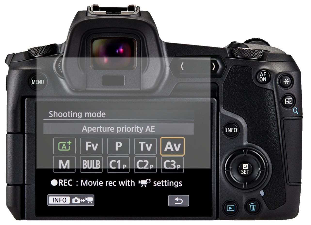 1x Schutzfolie matt für Canon EOS Ra Display-Schut (2)