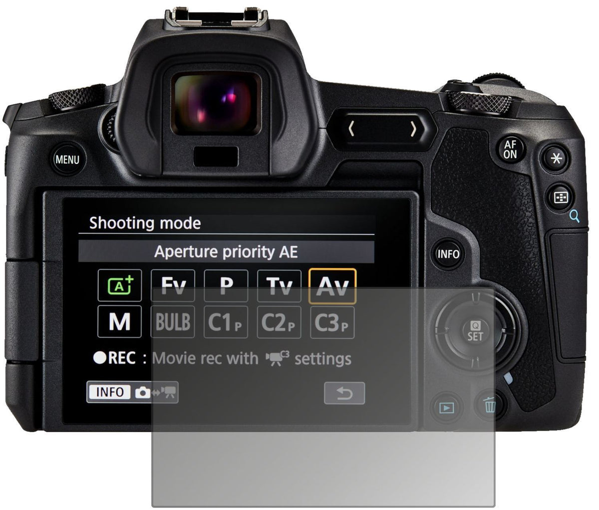 Blickschutzfolie für Canon EOS Ra matt Schutzfolie (1)