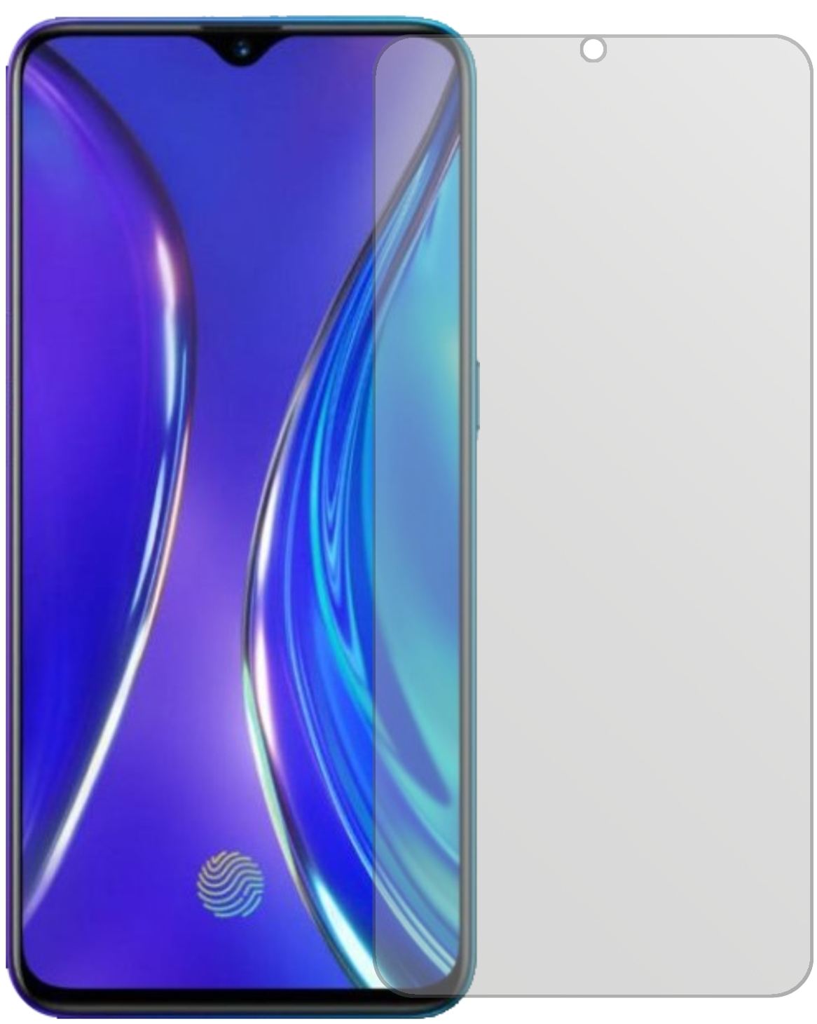 6x Schutzfolie matt für Oppo Realme X2 Display-Sch (2)