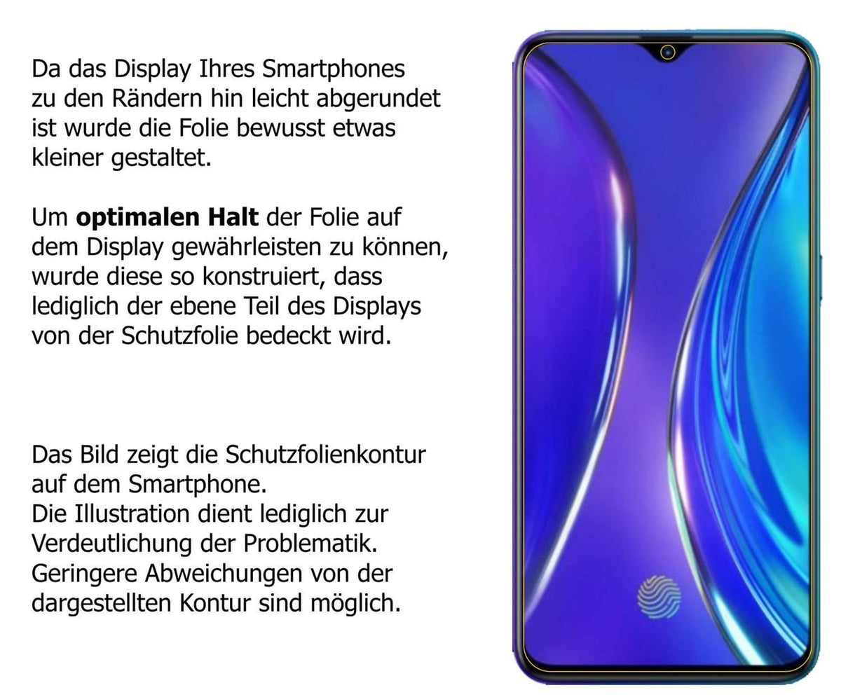 6x Schutzfolie matt für Oppo Realme X2 Display-Sch (6)