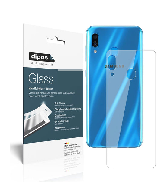 2x 9H Schutzfolie für Samsung Galaxy A30s Rückseit (1)