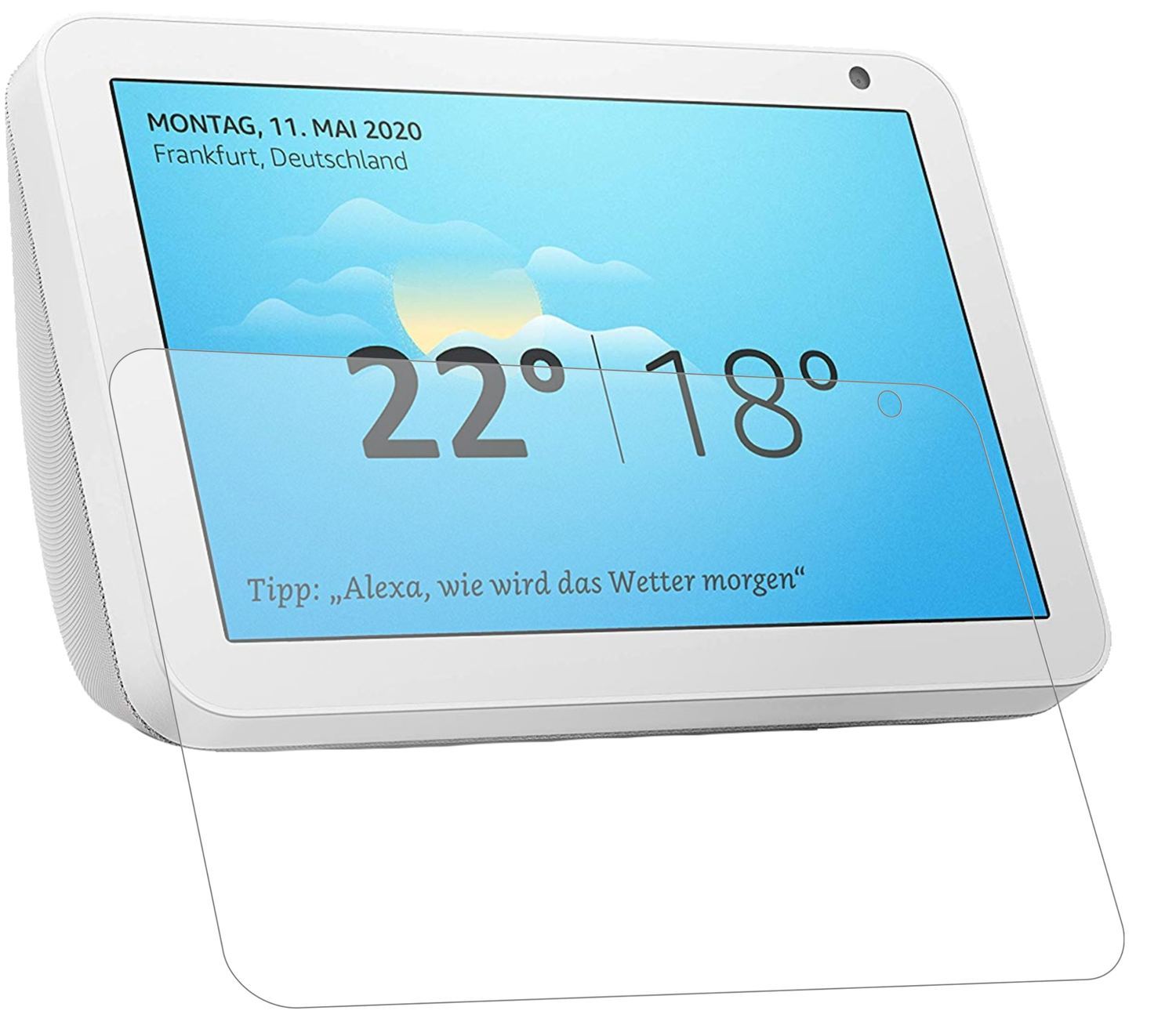 2x 9H Schutzfolie matt für Amazon Echo Show 8 Panz (2)