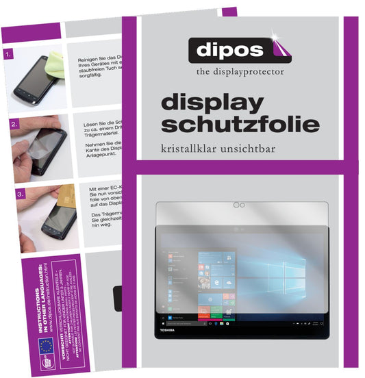 2x Schutzfolie klar für Dynabook Portege X30T-E-10 (1)