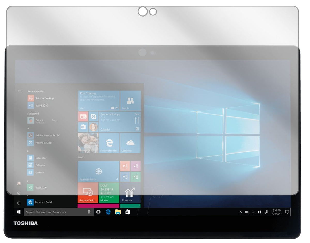 2x Schutzfolie klar für Dynabook Portege X30T-E-10 (2)
