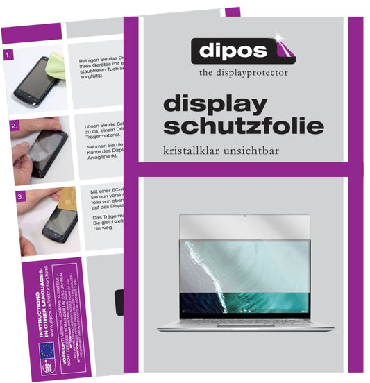 2x Schutzfolie klar für Asus Chromebook Flip C434T (1)