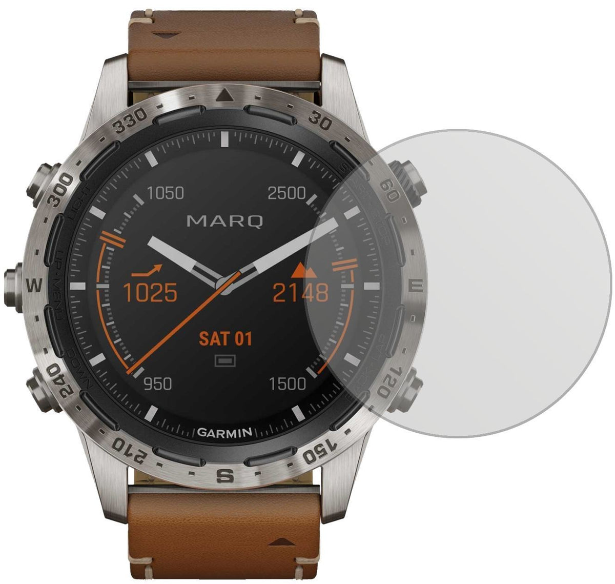 1x Schutzfolie matt für Garmin MARQ Adventurer Dis (2)
