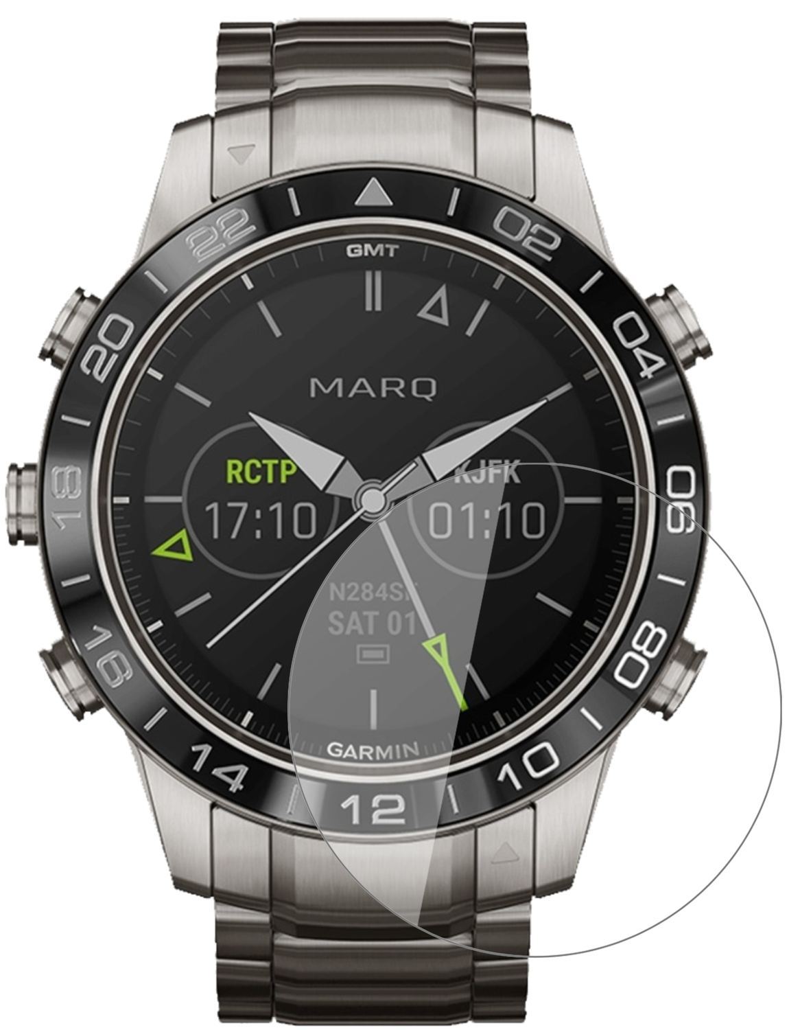 1x 9H Schutzfolie für Garmin MARQ Aviator Panzerfo (2)