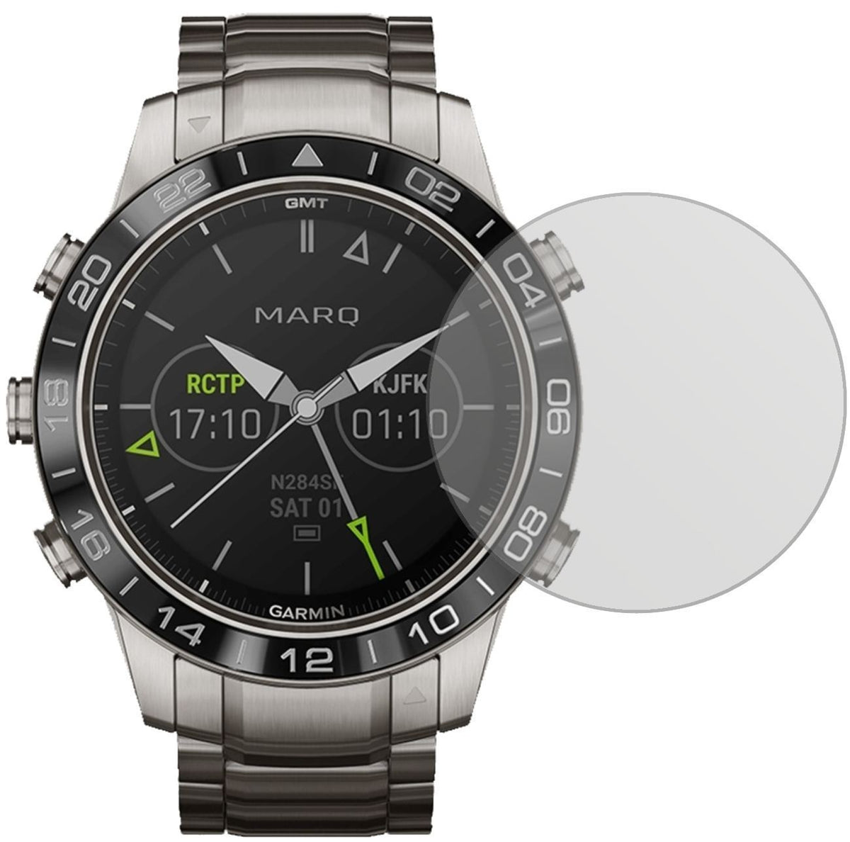 1x Schutzfolie matt für Garmin MARQ Aviator Displa (2)