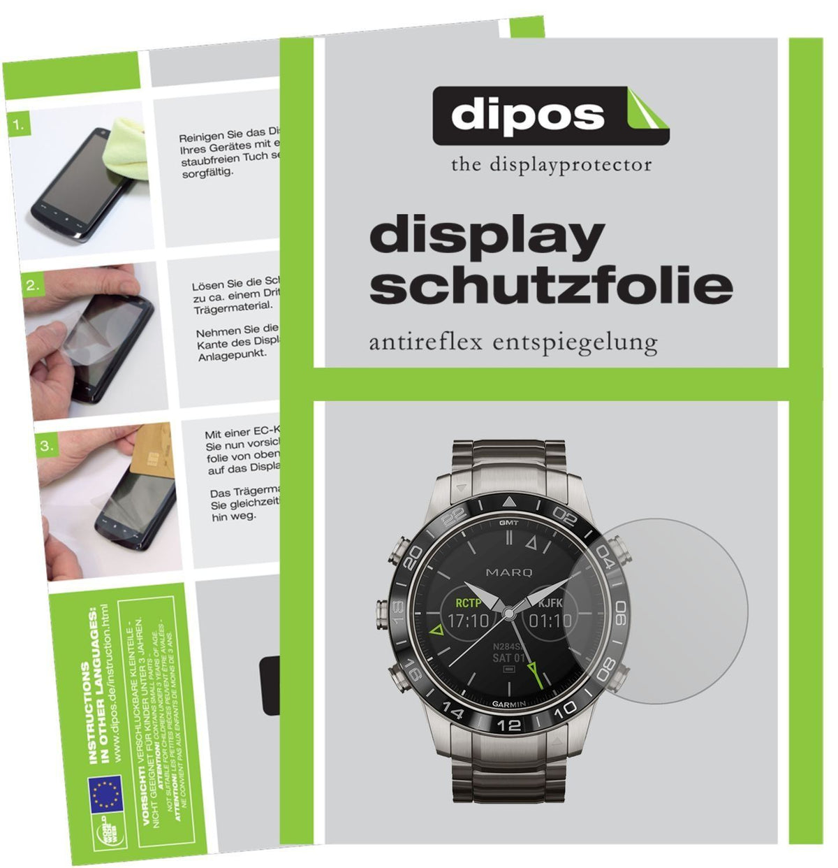 2x Schutzfolie matt für Garmin MARQ Aviator Displa (1)
