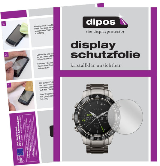 2x Schutzfolie klar für Garmin MARQ Aviator Displa (1)