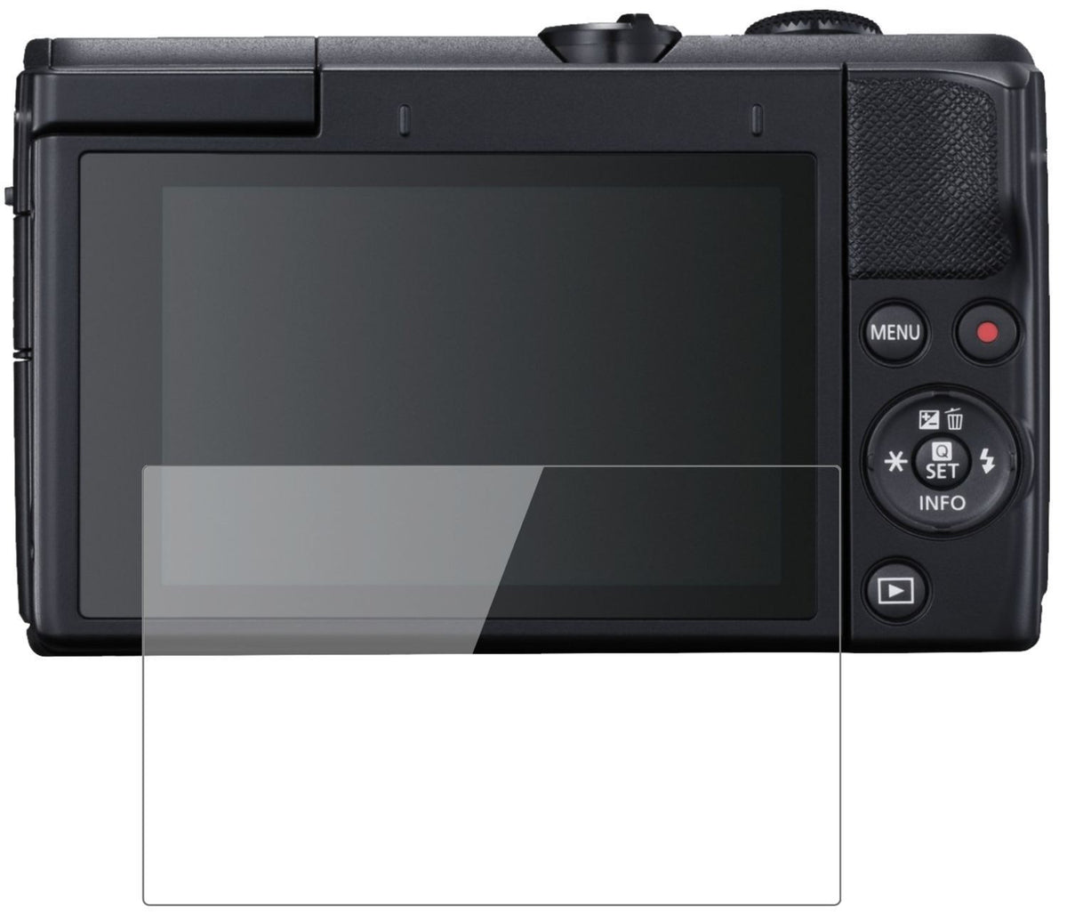 2x 9H Schutzfolie für Canon EOS M200 Panzerfolie (2)