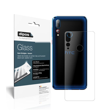 2x 9H Schutzfolie matt für HTC Desire 19 Plus Rück (1)