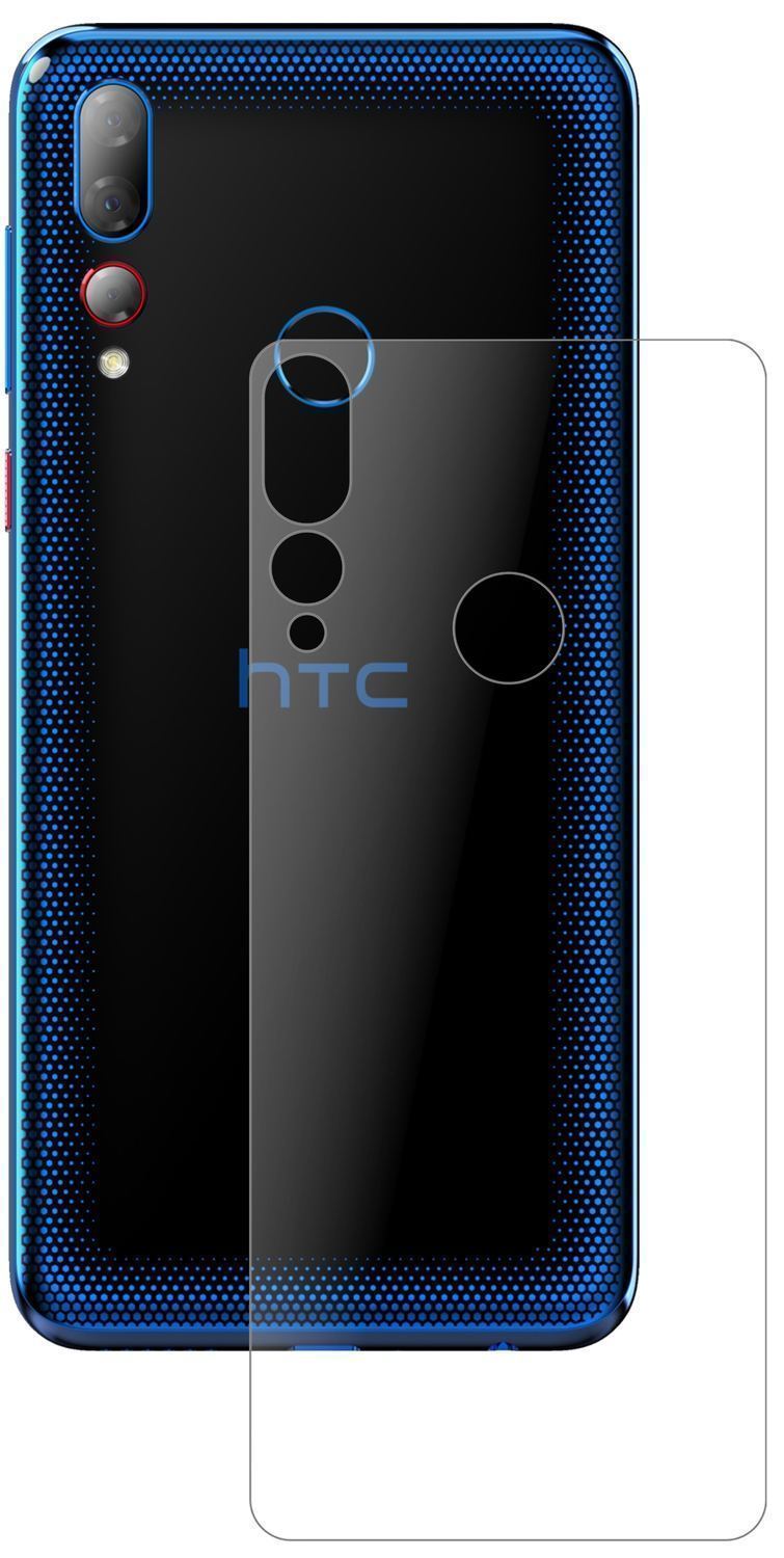 2x 9H Schutzfolie matt für HTC Desire 19 Plus Rück (2)