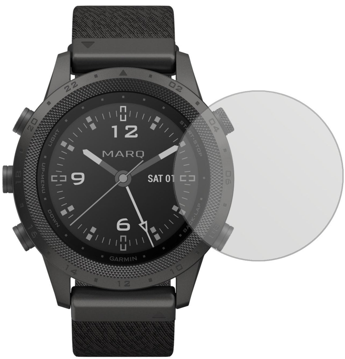 2x Schutzfolie matt für Garmin MARQ Commander Disp (2)