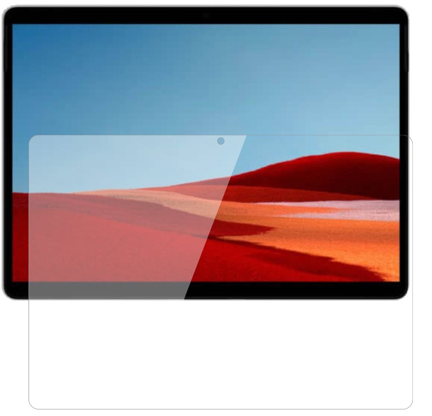 1x 9H Schutzfolie für Microsoft Surface Pro X Panz (2)