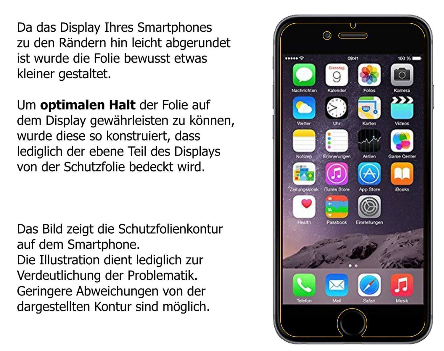 Blickschutzfolie für Apple iPhone 6 / 6S / 7 matt  (5)