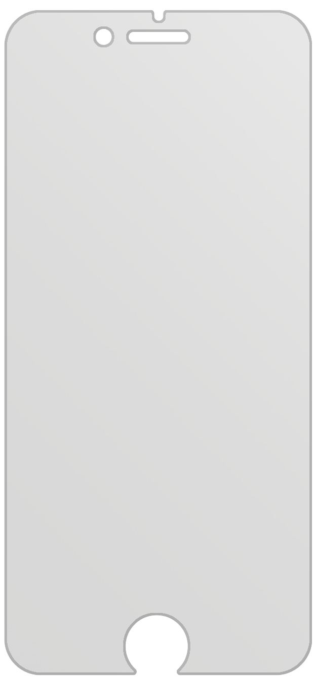 1x Schutzfolie matt für Apple iPhone 6 / 6S / 7 Di (3)