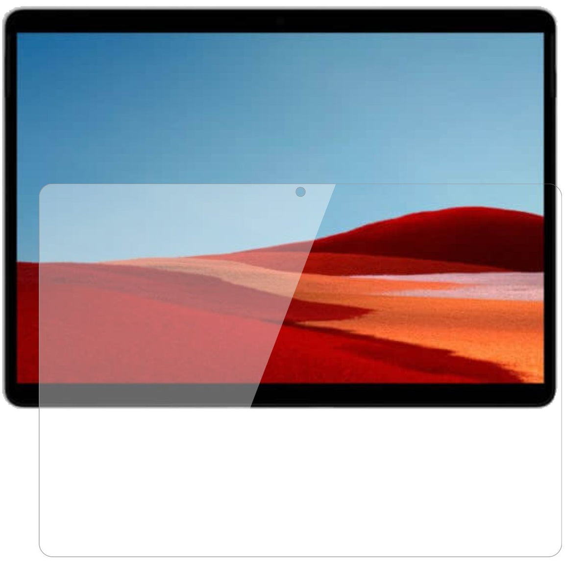 2x 9H Schutzfolie für Microsoft Surface Pro X Panz (2)