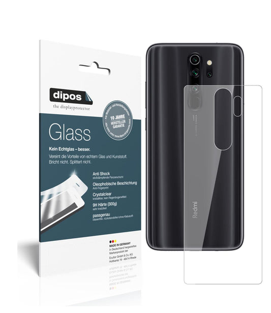 1x 9H Schutzfolie für Xiaomi Redmi Note 8 Rückseit (1)