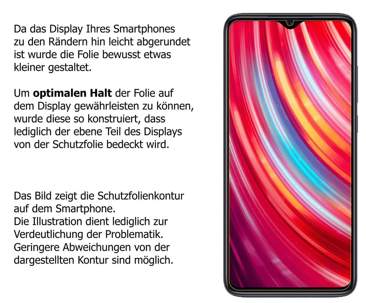 2x 9H Schutzfolie matt für Xiaomi Redmi Note 8 Pro (3)
