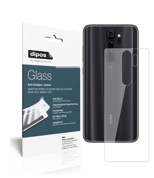 2x 9H Schutzfolie für Xiaomi Redmi Note 8 Rückseit (1)