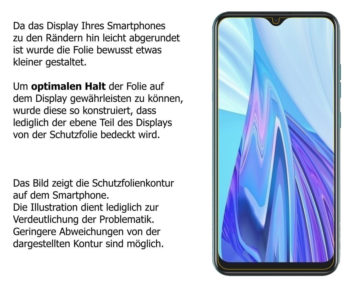 1x Schutzfolie klar für Hisense F30s Display-Schut (5)