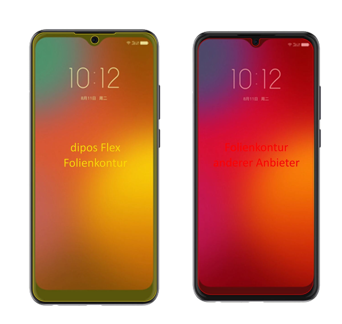 2x 3D Full Cover Schutzfolie für Lenovo K11 (2)