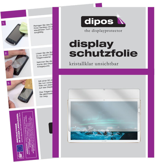 2x Schutzfolie klar für Huawei MediaPad M6 8.4 Zol (1)