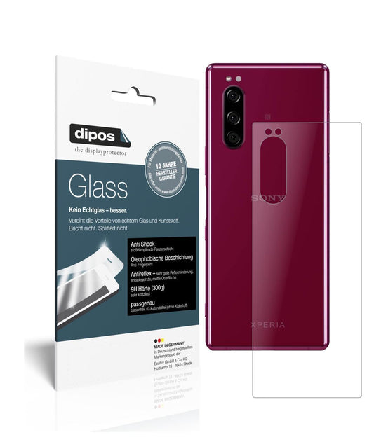1x 9H Schutzfolie matt für Sony Xperia 5 Rückseite (1)